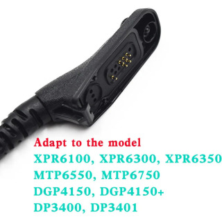 Гарнитура с микрофоном для рации Motorola Xir P8668 APX6000 7000 2000 DP3400 DGP6150 XPR7550Walkie Talkie