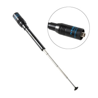 Portativ mustahkam UHF+VHF radiosi NA-773: aloqa uskunalari, teleskopik antenna SMA-F