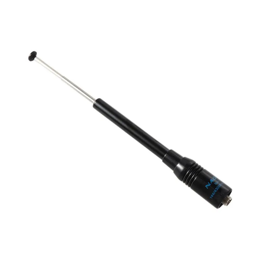Portativ mustahkam UHF+VHF radiosi NA-773: aloqa uskunalari, teleskopik antenna SMA-F