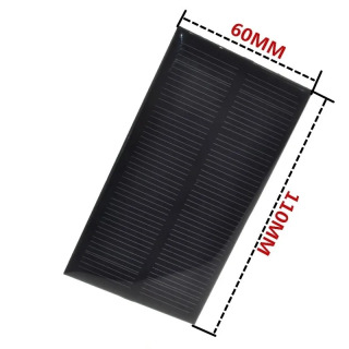 Smart Electronics quyosh paneli 1W 5V DIY elektron kichik quyosh paneli uyali telefonni zaryadlovchi yorugʻlik oʻyinchoqlari va boshqalar quyosh batareyasi