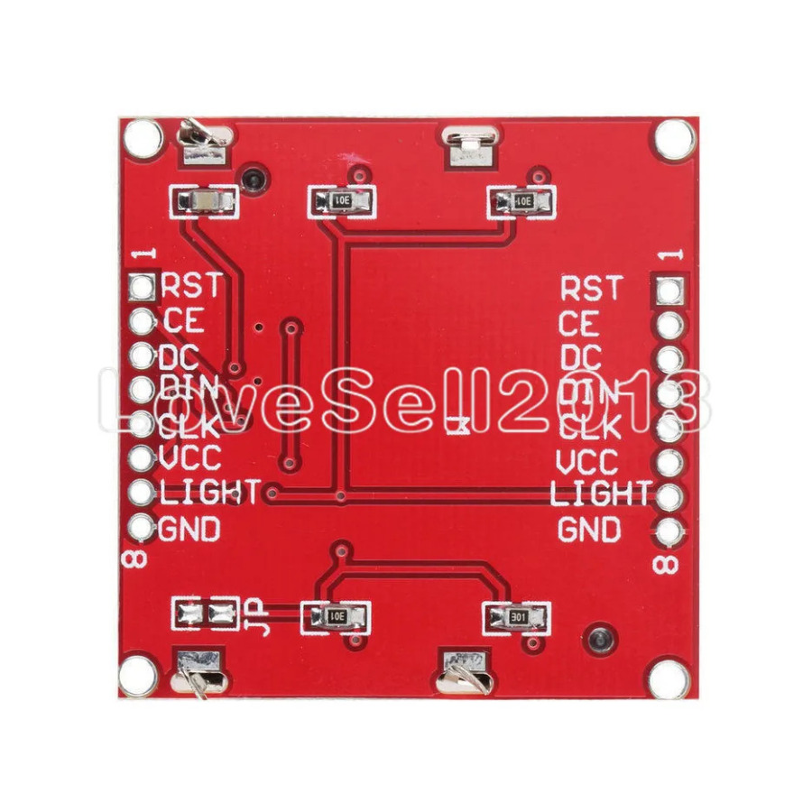 Умная электроника 84x48 84*48 5100 ЖК-модуль с белым адаптером черного света PCB LCD 5100