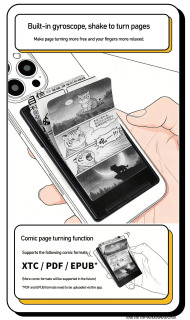 Электронная книга XTEINK X3 / X4 с экраном E-Ink, магнитным креплением, легкая, 3,7 дюйма, 16 ГБ, 259ppi, портативная. Предзаказ XTEINK X4.