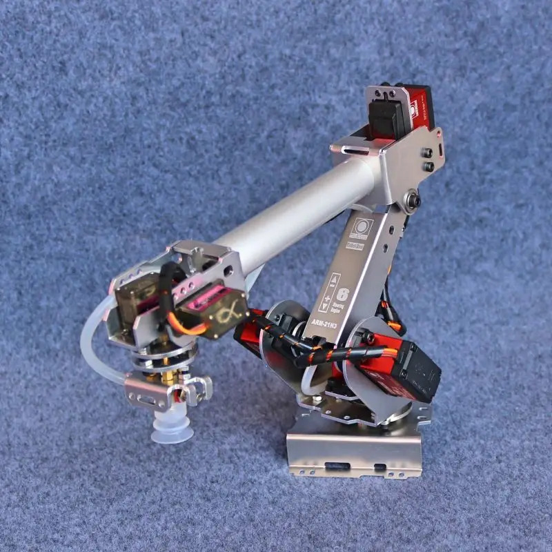 Raqamli servoli 6 dyuymli sanoat robotli qoʻl 20kg / 25kg Arduino roboti uchun malinali DIY toʻplami dasturlashtiriladigan robot