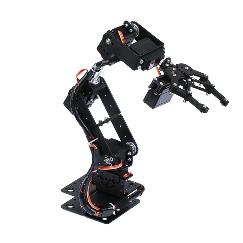 6DOF Robotik qoʻlni yigʻish toʻplami, Arduino uchun DIY dasturlashtiriladigan robot qoʻl, Raspberry Pi, UNO/ESP32, ochiq manba va qoʻllanma.