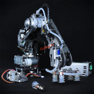 Sanoat robot manipulyatori 24D 4 eksa step motori G kodli programlanadigan robot uchun yuqori aniqlikdagi sayyora uzatmalar qutisi
