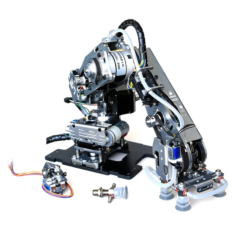 Sanoat robot manipulyatori 24D 4 eksa step motori G kodli programlanadigan robot uchun yuqori aniqlikdagi sayyora uzatmalar qutisi