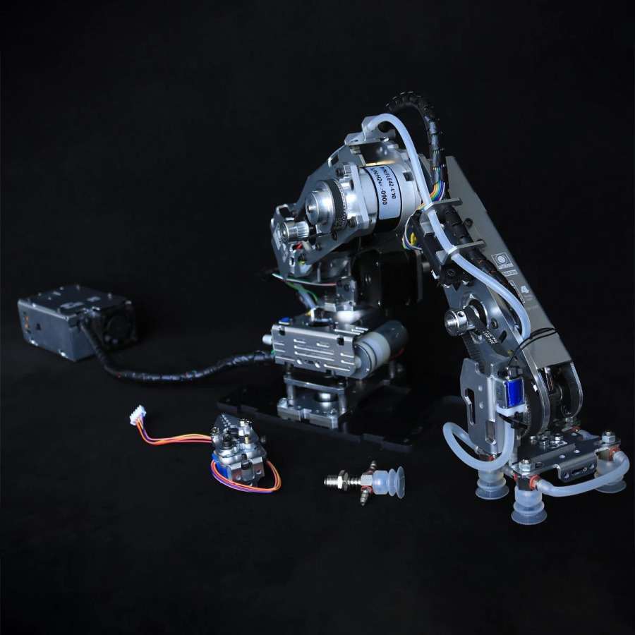 Sanoat robot manipulyatori 24D 4 eksa step motori G kodli programlanadigan robot uchun yuqori aniqlikdagi sayyora uzatmalar qutisi