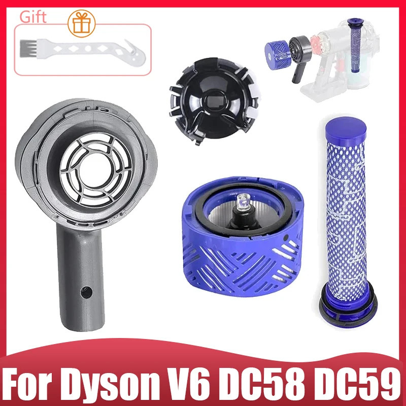 Dyson V6 DC58 DC59 DC72 DC61 changyutgichlar uchun Dvigatelning orqa qopqogʻi HEPA filtri ABS orqa qopqogʻi