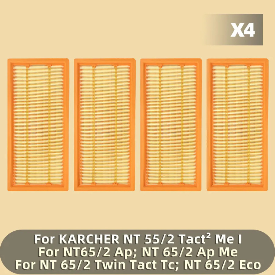 Подходит для Karcher NT 65/2, NT 55/2, NT 65/2 Twin Tack Tc, NT 65/2 Eco, NT 65/2 Ap, NT 65/2 Ap Me Hepa Filter Запасные части Аксессуар