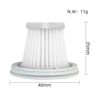 Xiaomi Mijia Handy changyutgich uchun Hepa filtrini almashtirish SSXCQ01XY Uy avtomobil almashtirish qismlari simsiz mini aksessuarlar H13