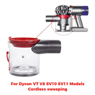 Dyson V7 V8 SV10 SV11 chang qutisi chang qutisi aksessuarlari uchun simsiz qoʻlda ishlaydigan changyutgichni almashtirish qismi
