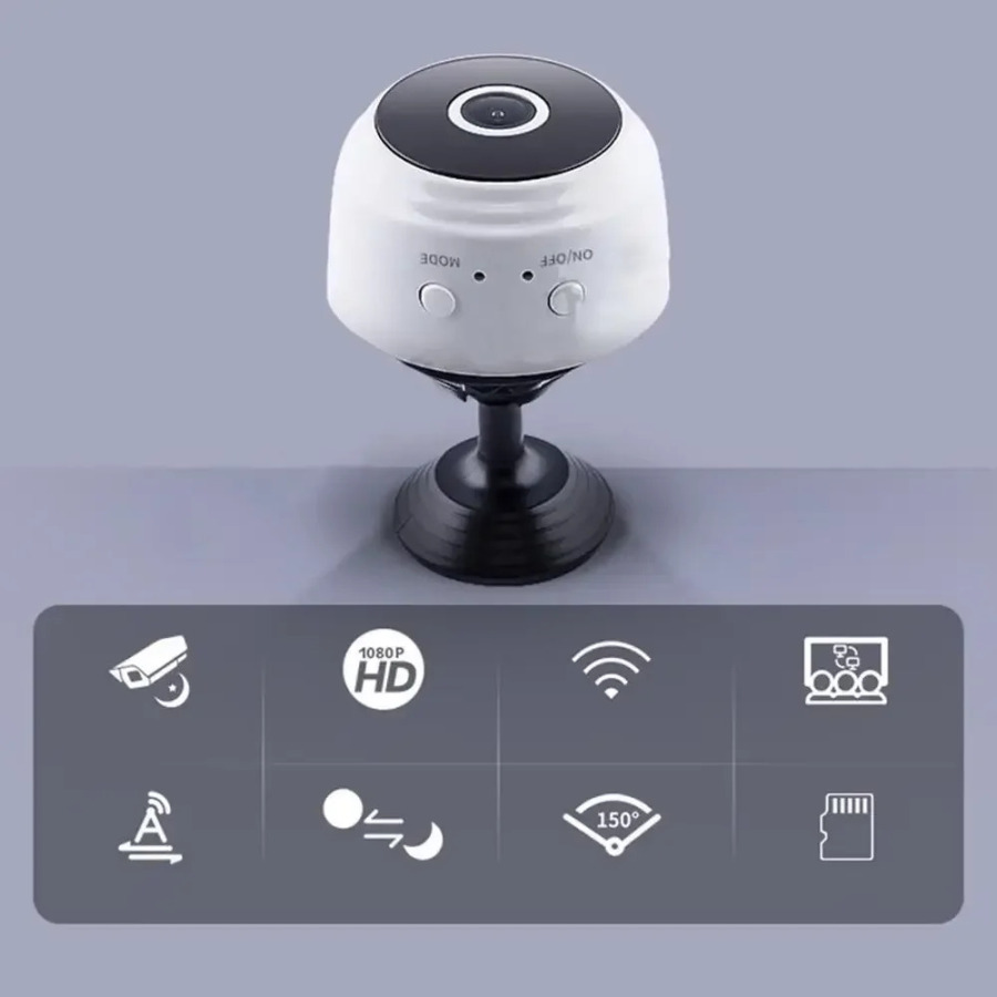 Беспроводное видеонаблюдение Micro Home, мини-охранное наблюдение с Wi-Fi, IP-датчиком Camara, инфракрасная CMOS, 2-мегапиксельная камера с телефонной сигнализацией