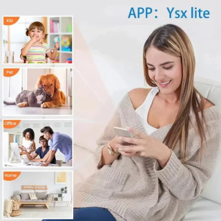 1080P HD Mini xavfsizlik kamerasi Simsiz 2.4G WiFi monitoringi Xavfsizlik himoyasi Tungi koʻrish masofaviy kuzatuv Smart Home 2026