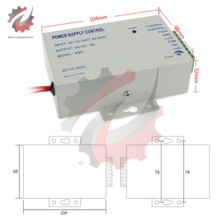 Φ к DC12V 3A Φ контроллер переключатель для Φ/система видеодомофона AC110-220V