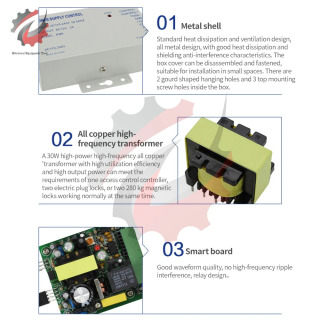 Φ к DC12V 3A Φ контроллер переключатель для Φ/система видеодомофона AC110-220V