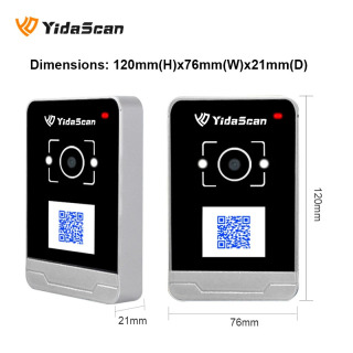 AC700 QR kodni oʻqish moslamasi kirishni boshqarish NFC RFID tashqi IP65 suv oʻtkazmaydigan TCP/IP WiFi Bluetooth LAN orqali quvvat Wiegand turniketda