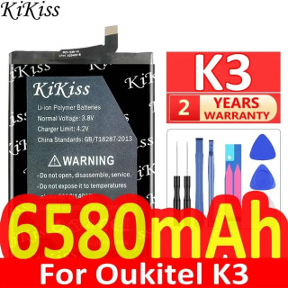 Oukitel K3 uchun ekologik toza mobil telefon batareyasi 6580mAh зеленый