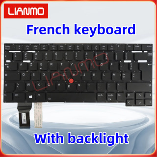 Lenovo Thinkpad T14s Gen2, P1 Gen4, X1 Extreme, Hermit 4th 2021 noutbuklari uchun yoritilgan klaviatura (amerika, italyan, nemis, frantsuz, ingliz, portugal tartibi)