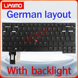 Lenovo Thinkpad T14s Gen2, P1 Gen4, X1 Extreme, Hermit 4th 2021 noutbuklari uchun yoritilgan klaviatura (amerika, italyan, nemis, frantsuz, ingliz, portugal tartibi) ФИОЛЕТОВЫЙ