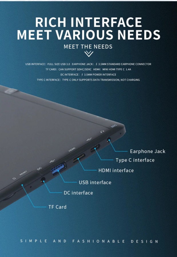 PIPO W10 Intel 4120 2 в 1 Четырехъядерный планшет 10,1 дюйма 1920*1200 IPS 6 ГБ ОЗУ 64 ГБ ПЗУ Двойные камеры Windows 10 WiFi 5 HDMI Мини-ПК