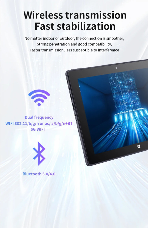 PIPO W10 Intel 4120 2 в 1 Четырехъядерный планшет 10,1 дюйма 1920*1200 IPS 6 ГБ ОЗУ 64 ГБ ПЗУ Двойные камеры Windows 10 WiFi 5 HDMI Мини-ПК