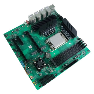 Материнская плата Topton 8-Bay Z690 NAS M-ATX LGA1700 для процессоров Intel 12-14-го поколения, 4xDDR4, 8xSATA, 4xNVMe, 4x2.5G LAN, 3xPCIE, серверная плата для фаервола