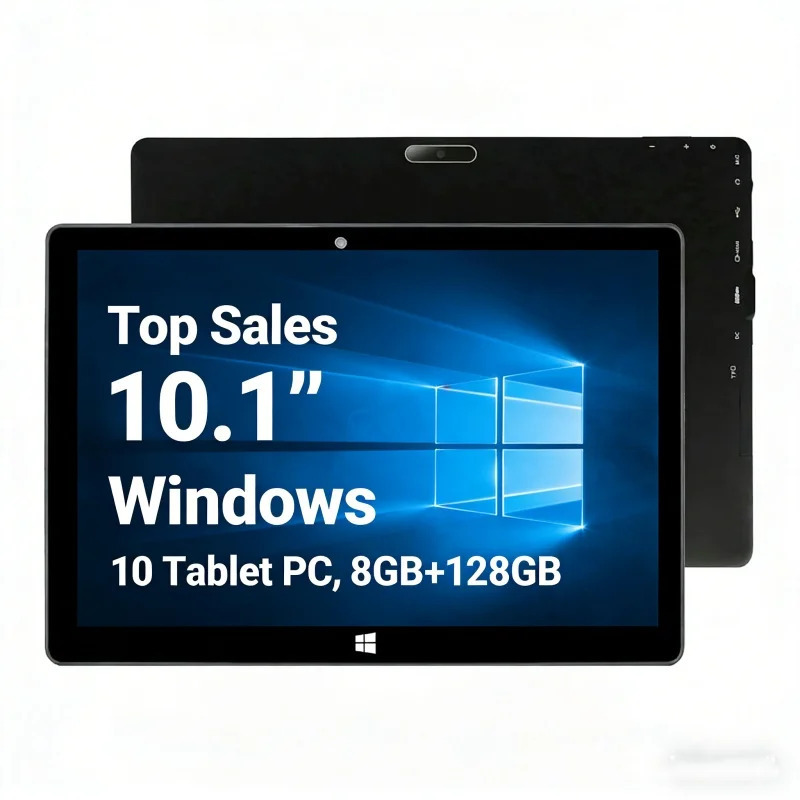 Планшет Windows 10, 10.1 дюйма, AR10, 8 ГБ ОЗУ, 128 ГБ ПЗУ, Wi-Fi, четырехъядерный процессор, двойная камера, сенсорный экран 1280*800, USB 3.0