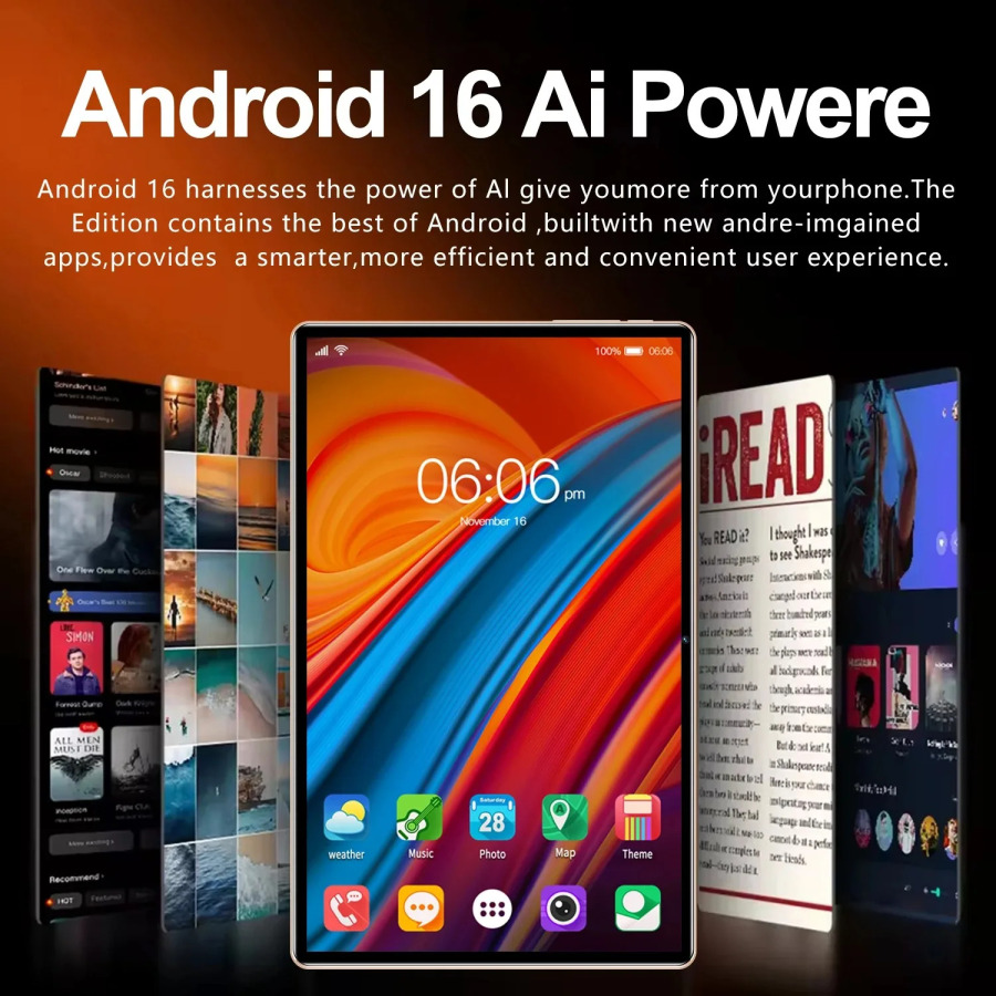 Оригинальный планшет S27 Ultra 11 дюймов, 22 ГБ ОЗУ, 2 ТБ ПЗУ, Android 15, планшет-телефон, Dual Wi-Fi, планшетный ПК, Android-планшет, планшетный ПК
