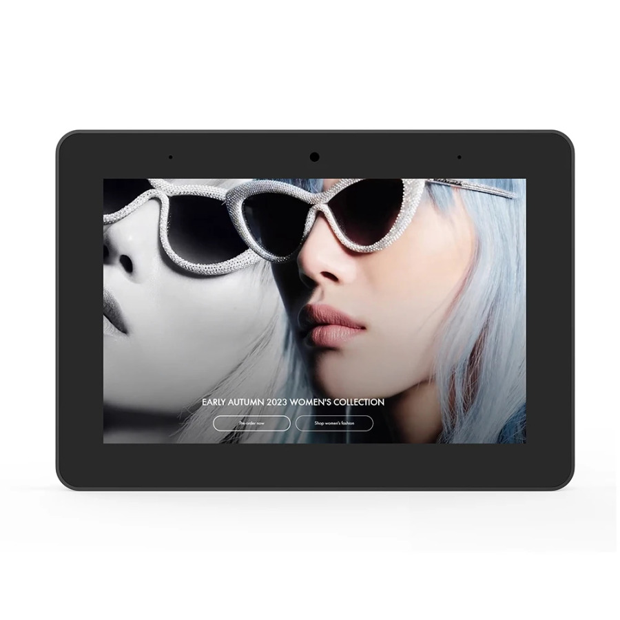 8-дюймовый настенный планшетный ПК с PoE, планшетный ПК, Android 11, Wi-Fi 6, 100 м/1000 м RJ45, двойной микрофон, камера 5 Мп, Type-C