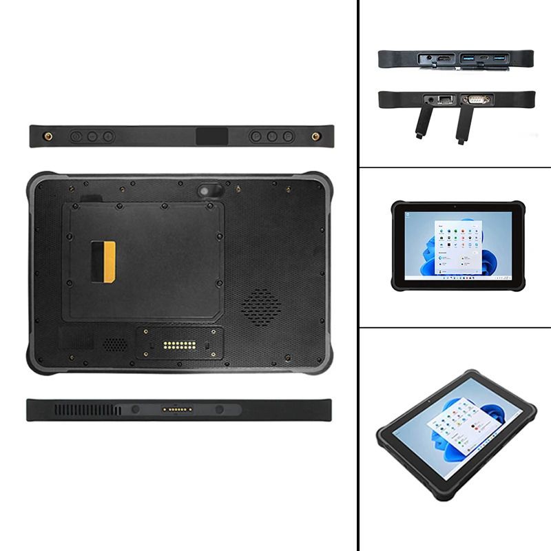 Прочный планшетный ПК 10,1 дюйма, 1920*1200, 500 нит, Intel I5-1235U, Windows 11 Pro, 4G LTE, GPS, 8 ГБ ОЗУ/256 ГБ ПЗУ, 6000 мАч/7,6 В, аккумулятор