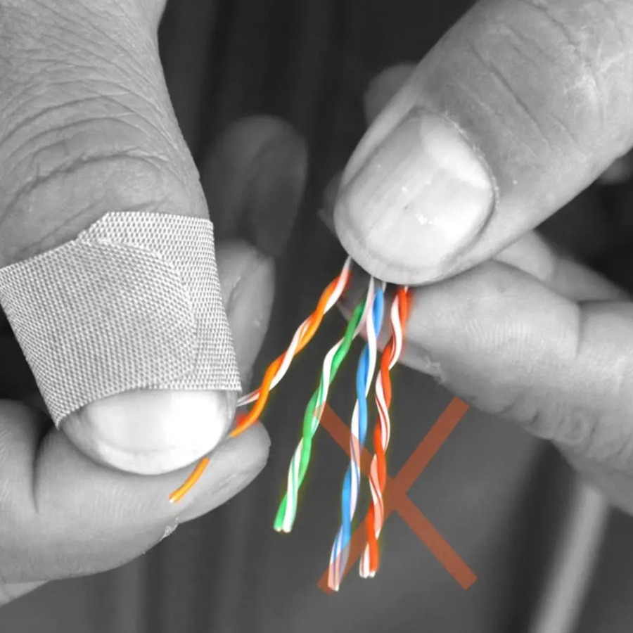 Менеджер сетевого кабеля типа ручки Быстрое разделение Эффективный разделитель проводов Прочный сетевой кабель из АБС-пластика Инструмент для разкручивания электрика