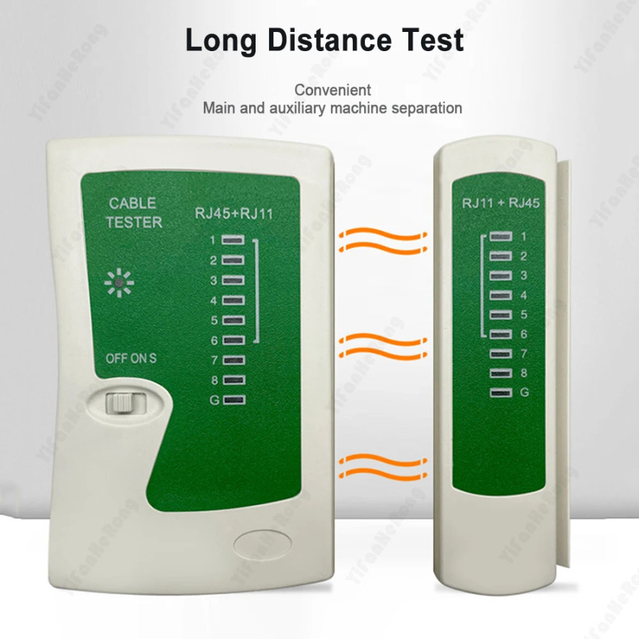 Тестер сетевого кабеля для LAN RJ45 RJ11 RJ12 CAT5 CAT6 CAT7 UTP Тест проводов Сетевой детектор телефонной линии Трекер Инструмент
