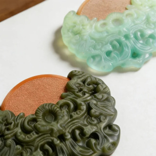 Signal qabul qiluvchisi bilan 3D bosilgan vaqt sayohati qurilmasi nusxasi Kelajakga qaytish nefrit naqshli Louis Koo versiyasi Creative Decor