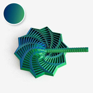 3D bosilgan stressga qarshi sensorli yulduz modeli: Vizual illyuziya olti burchakli girdobli spiral bezakli stressni bartaraf etish oʻyini