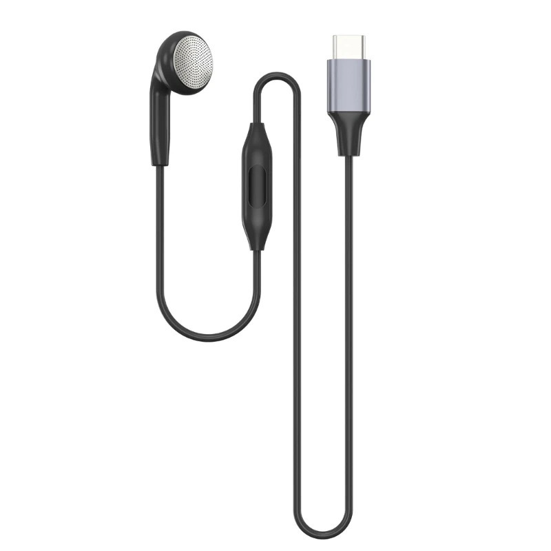 Наушники на одно ухо с микрофоном для громкой связи, провод 3,5 мм/USB C