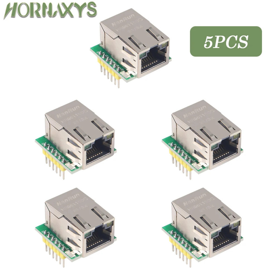 Smart Electronics USR-ES1 W5500 chipi, yangi SPI dan LAN/Ethernetga konvertor, TCP/IP moduli