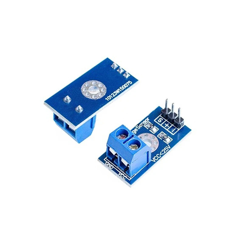 5 dona/lot Smart Electronics DC 0-25V standart kuchlanish sensori moduli sinov elektron gʻishtlari arduino DIY toʻplami uchun aqlli robot