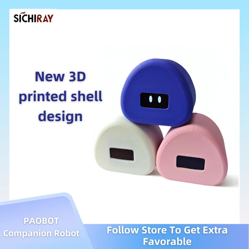 PAOBOT Intelligent Companion Robot Emo Robot Uy hayvonlari Interaktiv aqlli robot oʻyinchoq Mini ish stoli roboti elektron Tamagotchi