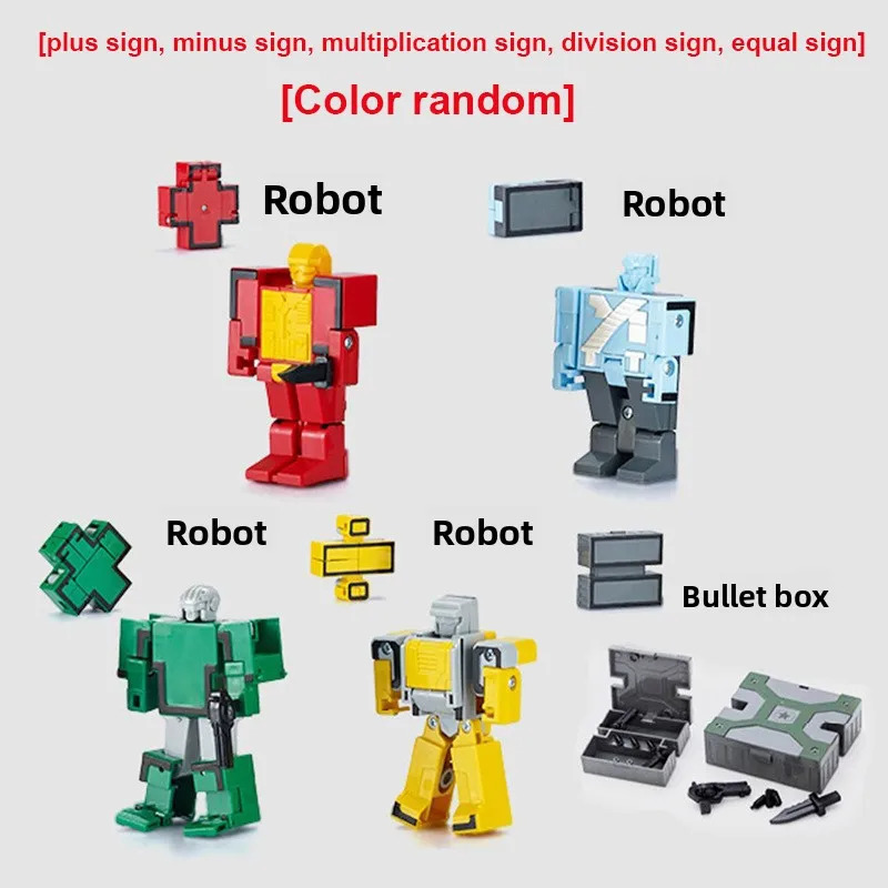 Assambleyani oʻzgartiruvchi robotlar harakat figurasi Avtomobil modeli Deformatsiya raqamlari harflar alifbosi matematika taʻlimiy bolalar oʻyinchoqlari