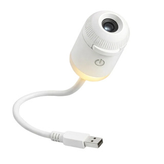 Galaxy uchun ixcham 2-in-1 portativ proyektor va kattalar uchun issiq yorugʻlik tungi chiroq, USB quvvatli, sozlanishi fokusli linzali