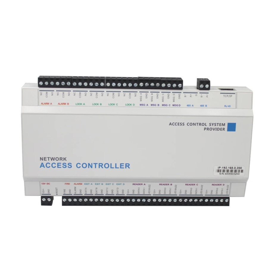 1/2/4 Door Access Controller Panel Board With Software Wiegand Communication Protocol TCP/IP Access Control Panel Board