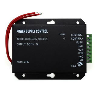 Импульсный источник питания системы контроля доступа DC12V3A AC100~240V используется для контроля доступа по отпечаткам пальцев RFID электронных замков.