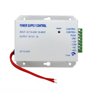 Импульсный источник питания системы контроля доступа DC12V3A AC100~240V используется для контроля доступа по отпечаткам пальцев RFID электронных замков.