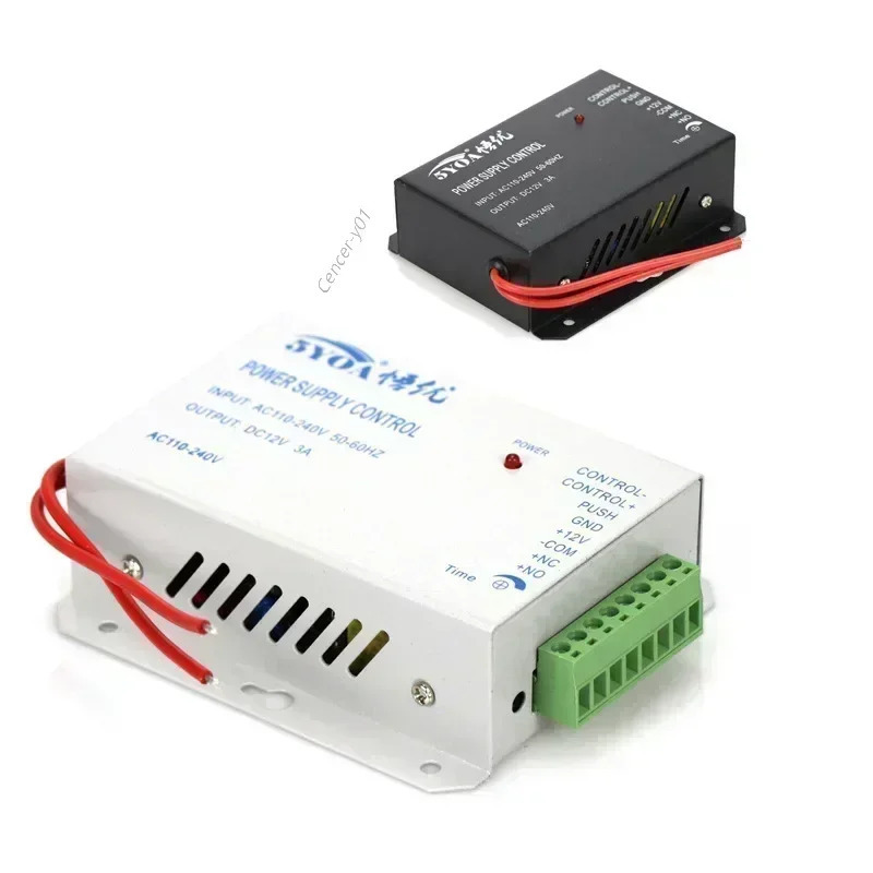 Импульсный источник питания системы контроля доступа DC12V3A AC100~240V используется для контроля доступа по отпечаткам пальцев RFID электронных замков.