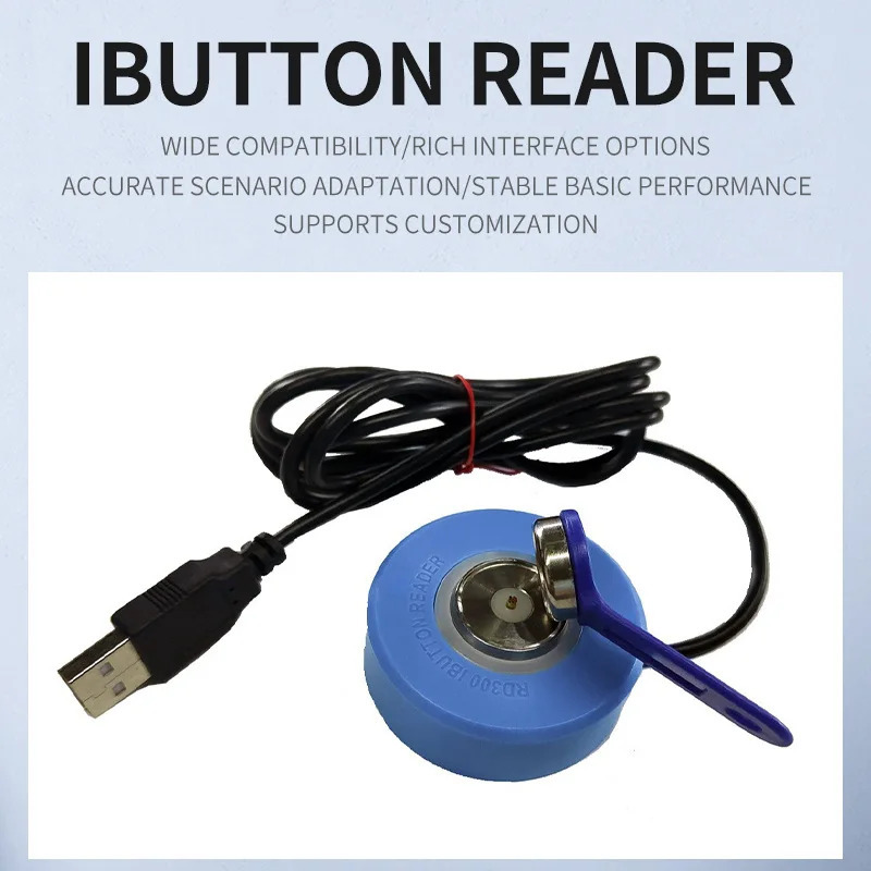 Настольный считыватель iButton с двумя интерфейсами (USB/Serial) — совместимость с контролем доступа