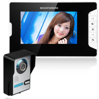 Video interkom kirish tizimi toʻplami Simli video eshik qoʻngʻirogʻi telefoni suv oʻtkazmaydigan qoʻngʻiroq paneli IR kamerasi uy villalari binolari kvartiralar uchun Оранжевый