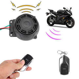 Mototsikl signalizatsiya tizimi Avtomobil Styling Velosiped Scooter Avtomobil 12V Oʻgʻirlikka qarshi mototsikl uchun ikki tomonlama masofadan boshqarish signalizatsiya tizimi