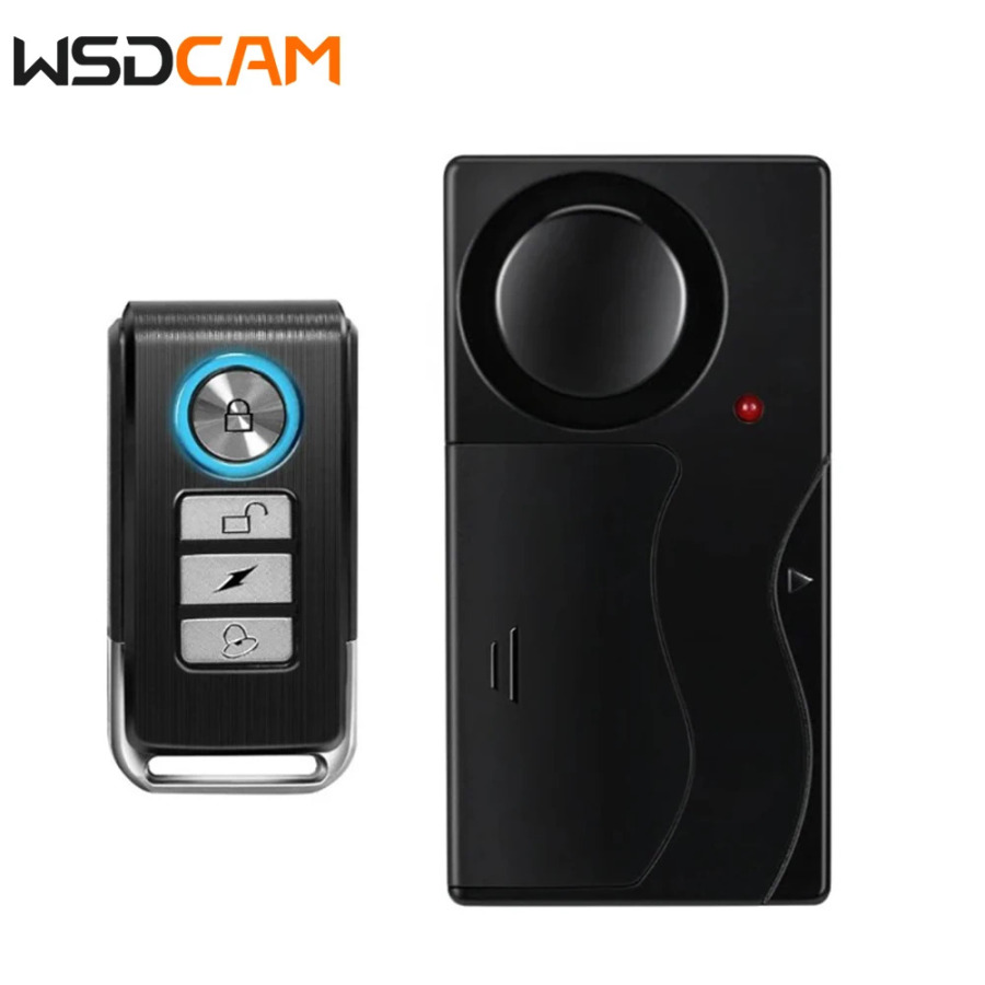 Wsdcam велосипедная сигнализация для двери, окна, безопасности, беспроводная дверь, датчик вибрации, сигнализация, хост, охранная сигнализация, анти-потерянное напоминание