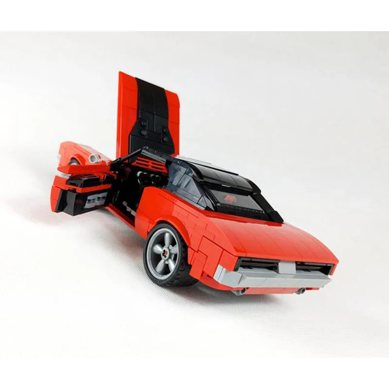 Строительный блок, модель автомобиля 936, детали MOC Challenger, игрушка для мальчиков и взрослых, Рождественский подарок, креативный набор строительных машин