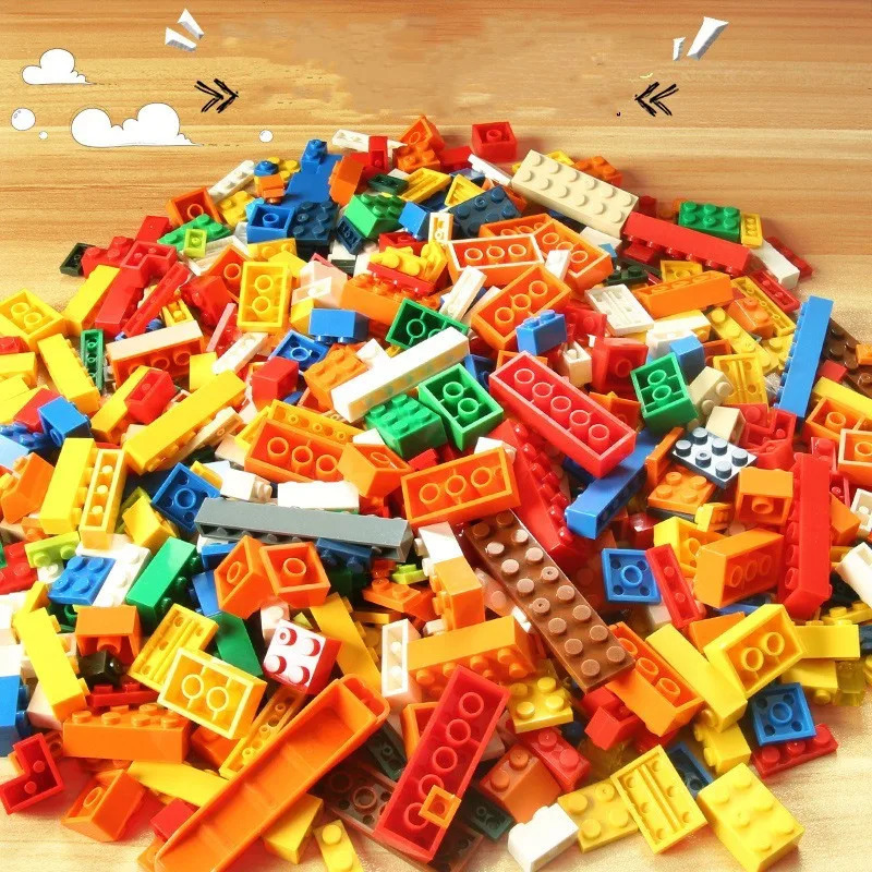 Строительные блоки-конструктор 2x2 точки, 100 г, 79 шт., детские игрушки для сборки, совместимые с Лего, оригинальный подарок для детей